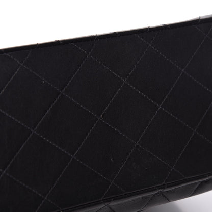 Chanel Lambskin Quilted XL Jumbo Single Flap Black 14 of 17