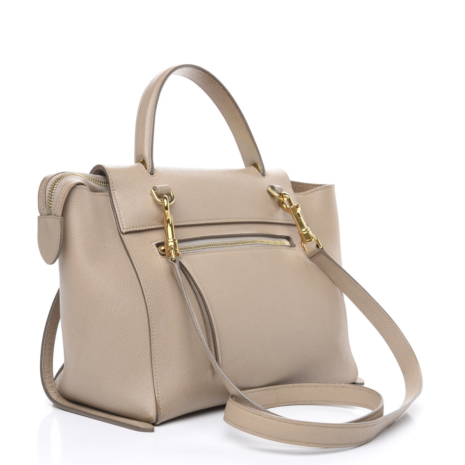 Celine Grained Calfskin Mini Belt Bag Dune 2 of 21