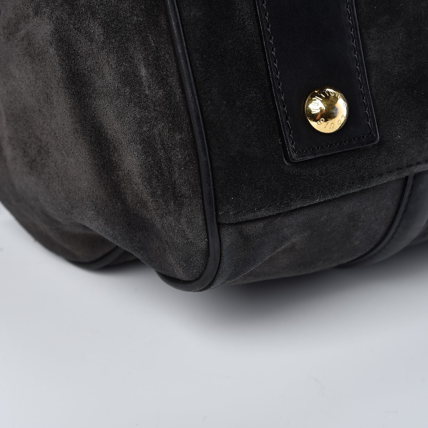 Louis Vuitton Suede Calfskin SC Bag PM Asphalt 15 of 18