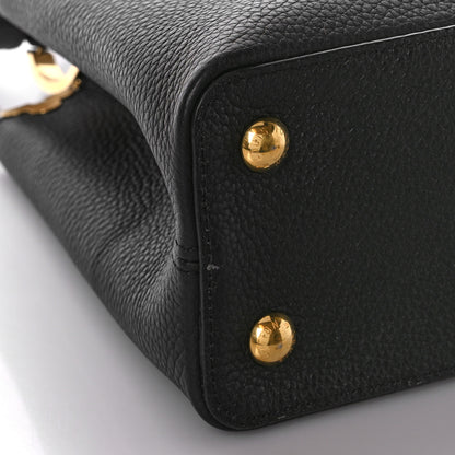 Louis Vuitton Taurillon Embellished Flower Crown Capucines MM Black 7 of 8