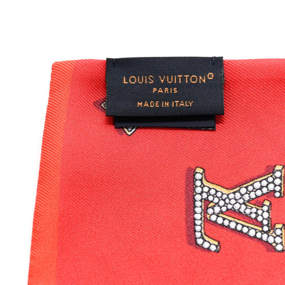 Louis Vuitton Silk Monogram Precious Dragon Bandeau Rouge 3 of 3
