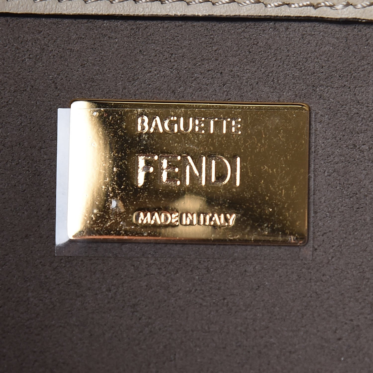 Fendi Vitello Grace FF 1974 Baguette Camelia Blue Nott 9 of 10