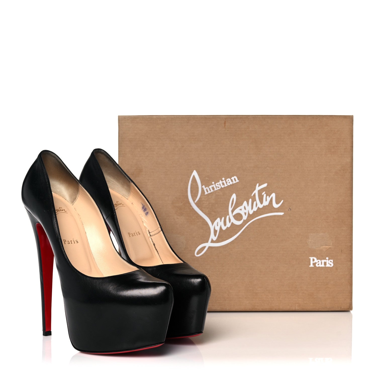 Christian Louboutin Kid Daffodile 160 Pumps 40.5 Black 12 of 12
