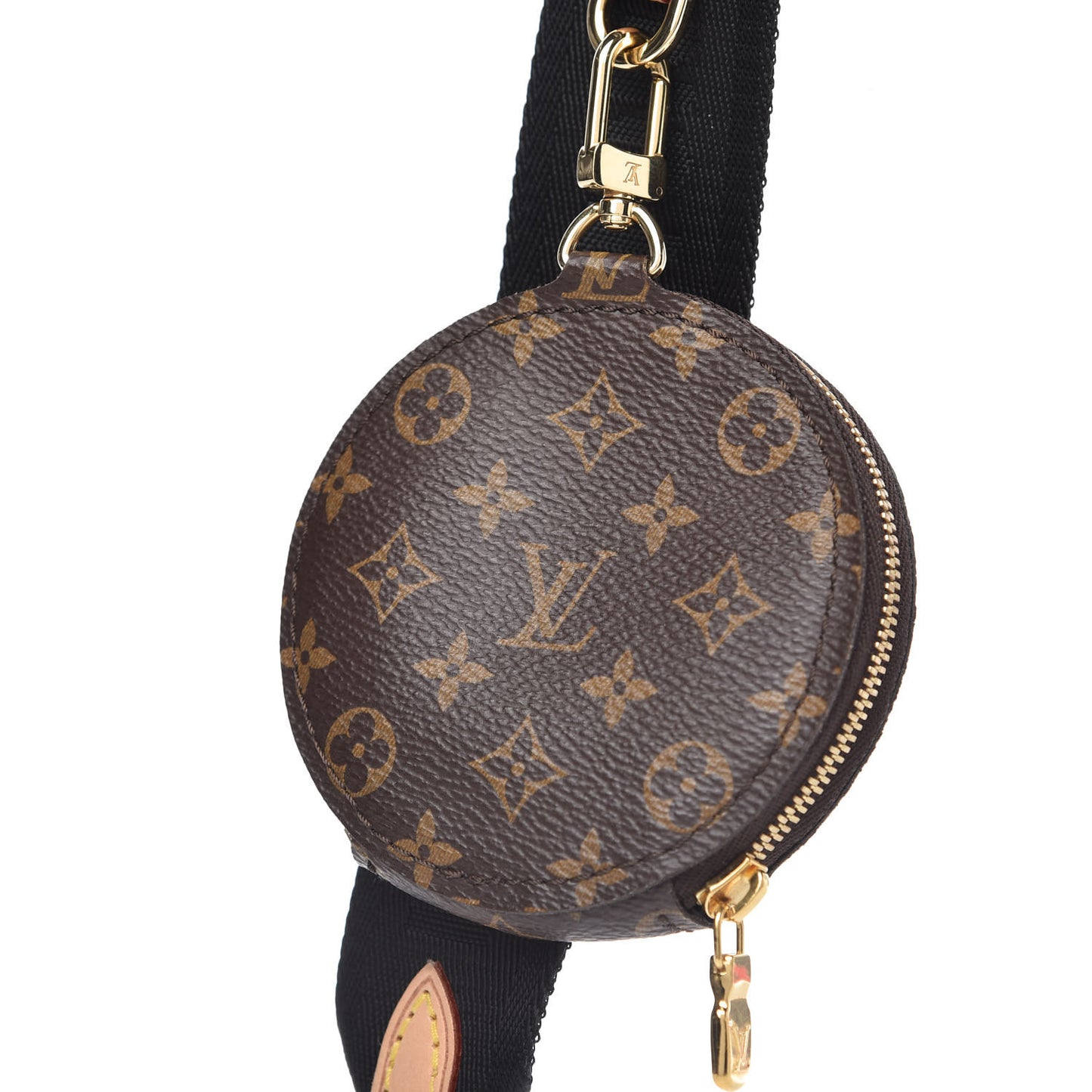 Monogram Multi Pochette Accessories Bandouliere Shoulder Strap Black
