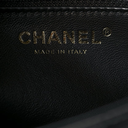 Chanel Lambskin Quilted Hobo Black 6 of 12