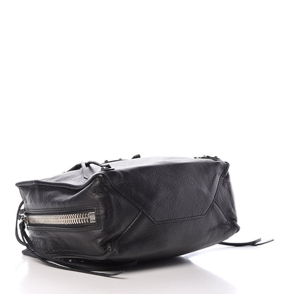 Balenciaga Grained Calfskin Papier Mini A4 Zip Around Tote Black 4 of 11
