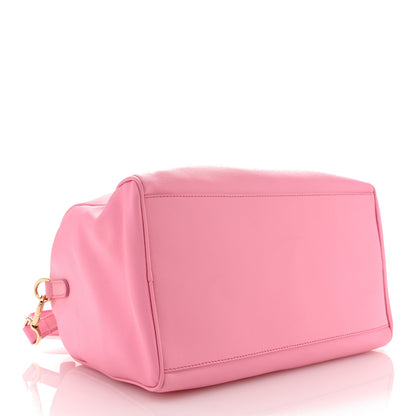 Versace Saffiano Palazzo Duffle Bag Light Pink 4 of 10