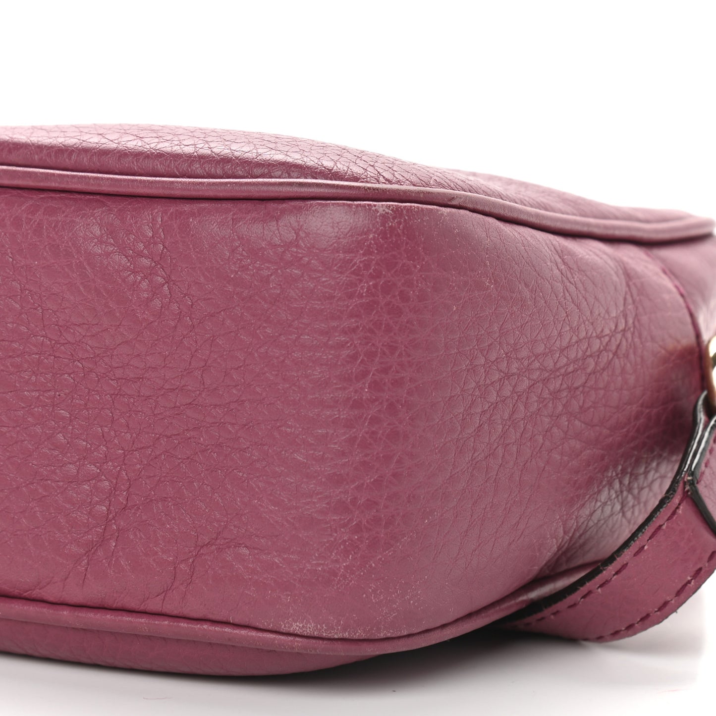 Pebbled Calfskin Small Soho Disco Bag Peonia Flower