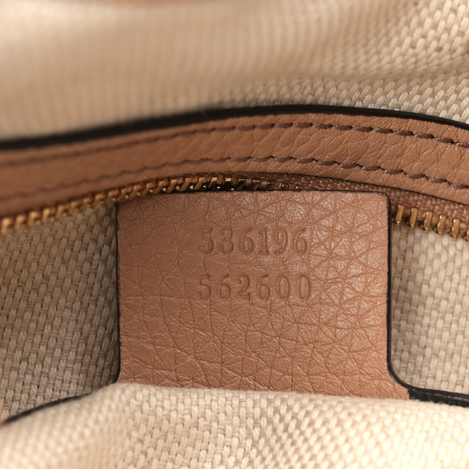 Gucci Pebbled Calfskin Medium Soho Chain Shoulder Bag Camelia 7 of 9