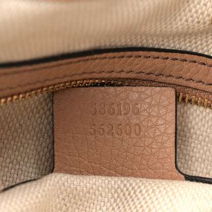 Gucci Pebbled Calfskin Medium Soho Chain Shoulder Bag Camelia 7 of 9