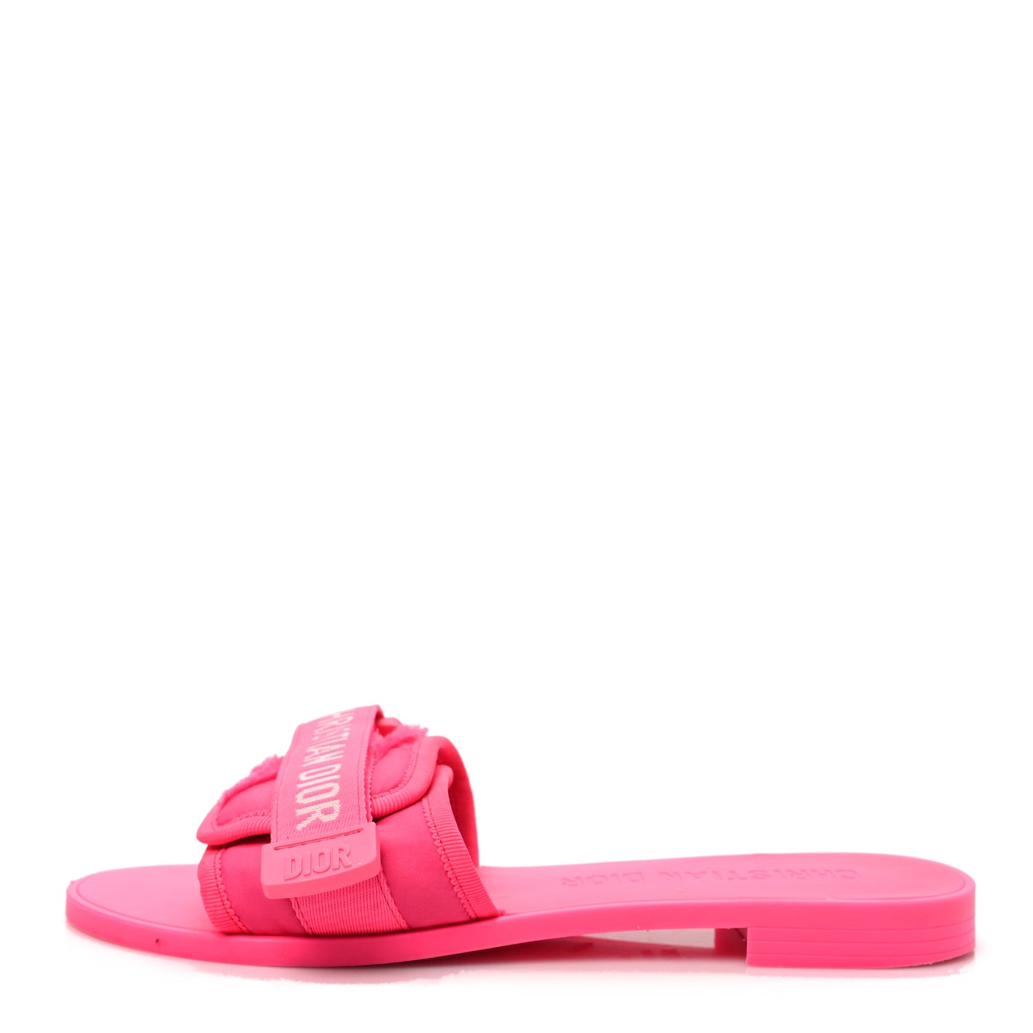 Christian Dior Technical Stretch Fabric Camouflage Dio(r)evolution Slide Sandals 39 Fuchsia Fluo 1 of 7