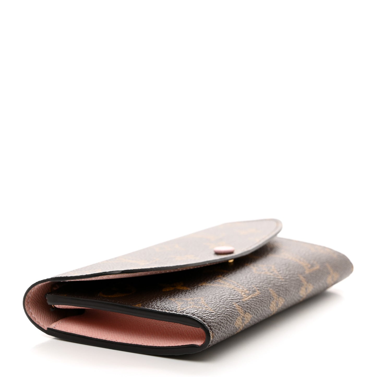Monogram Emilie Wallet Rose Ballerine