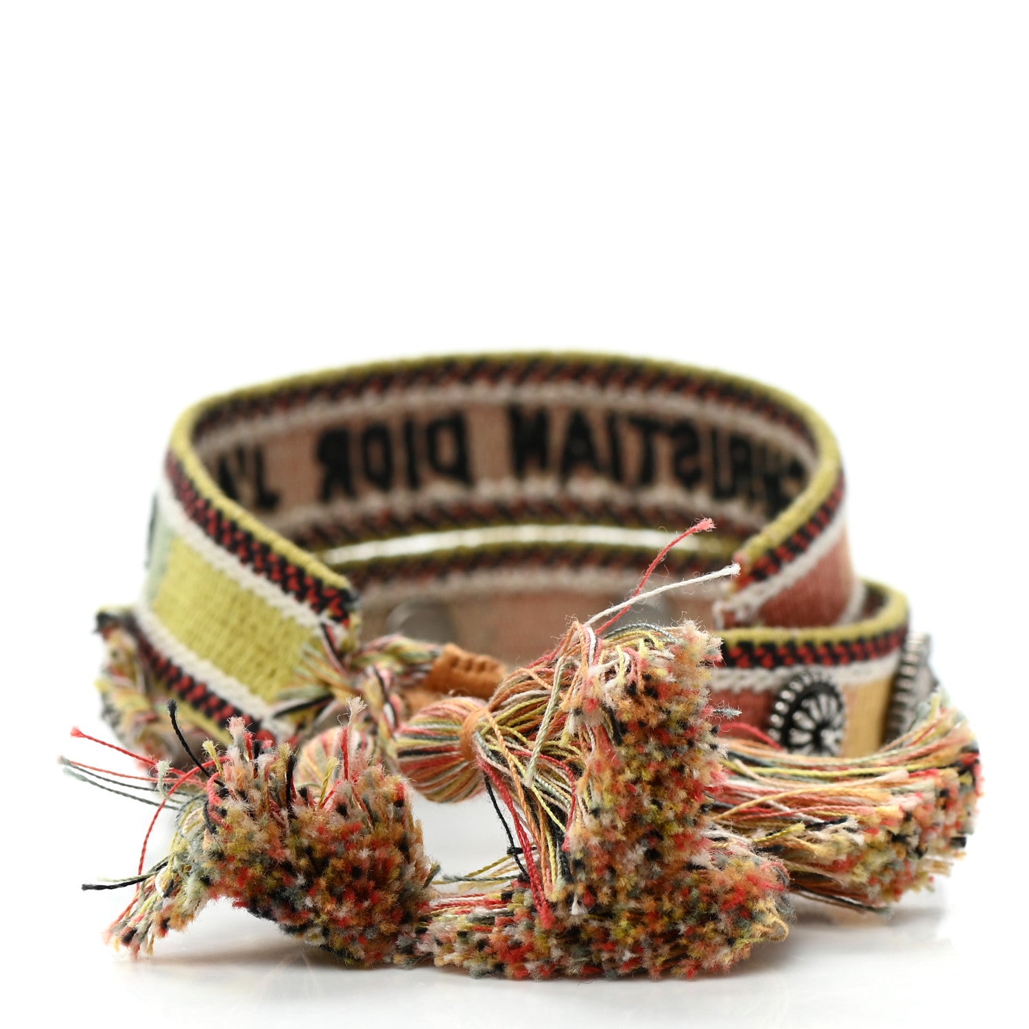 Christian Dior Woven Cotton J'Adior Friendship Bracelet Set 3 of 4