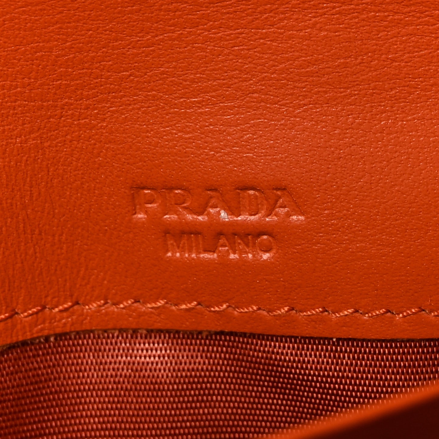 Soft Calf Quilted Continental Flap Wallet Orange
