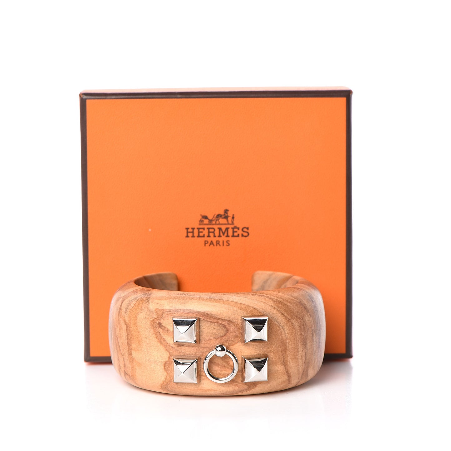Olive Wood Medor Cuff Bracelet M