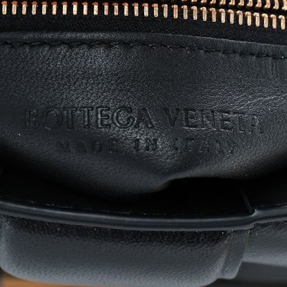 Bottega Veneta Lambskin Maxi Intreccio Padded Chain Cassette Crossbody Bag Black 8 of 8