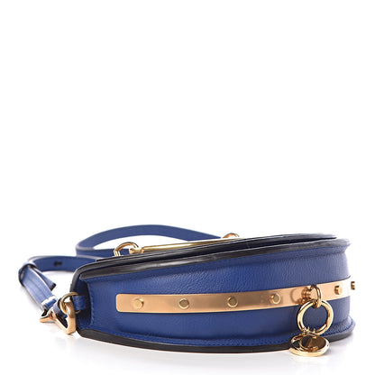 Chloe Calfskin Small Nile Bracelet Minaudiere Bag Majesty Blue 5 of 10