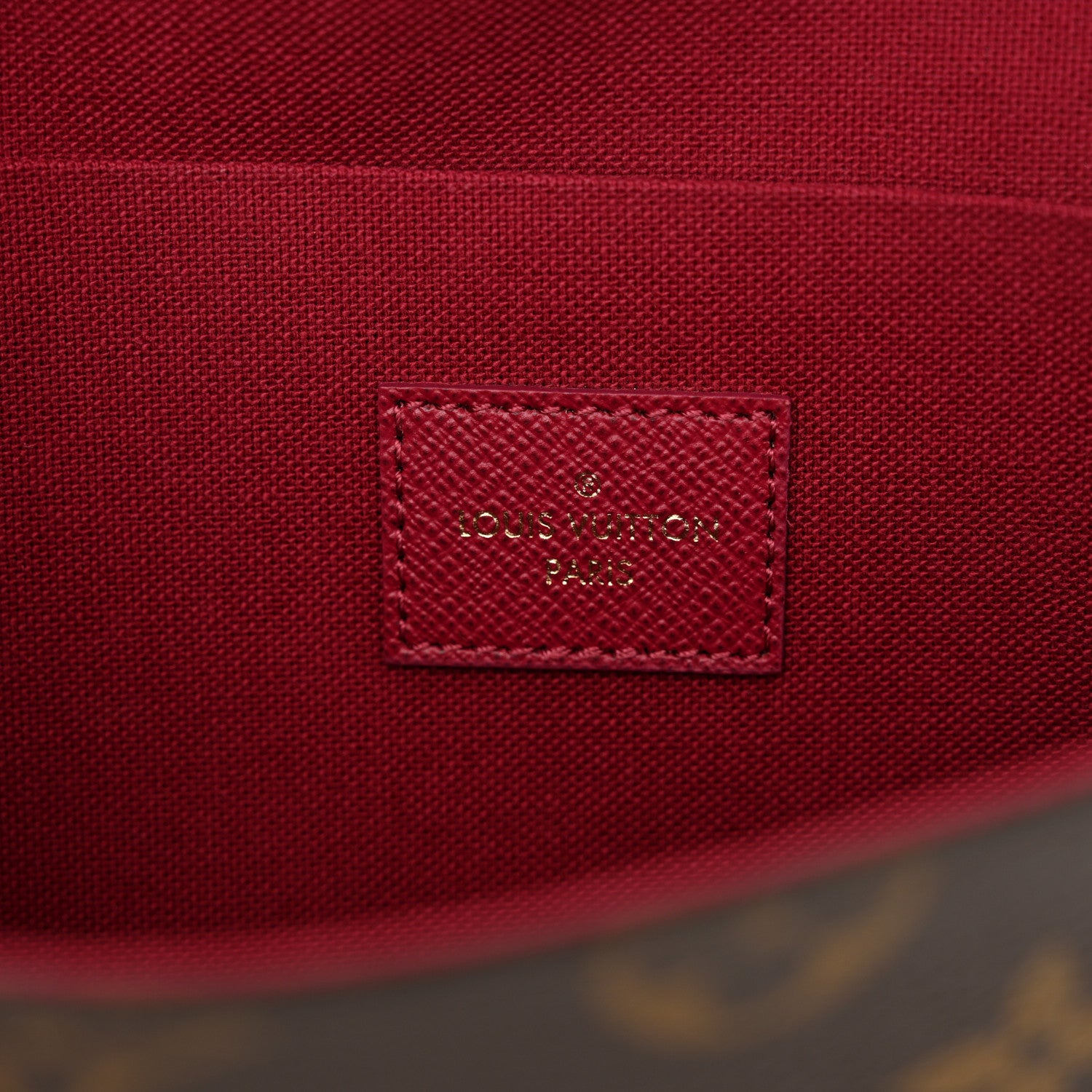 Louis Vuitton Monogram Pochette Felicie Chain Wallet Fuchsia 7 of 15