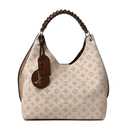 Louis Vuitton Mahina Carmel Hobo Creme 1 of 8