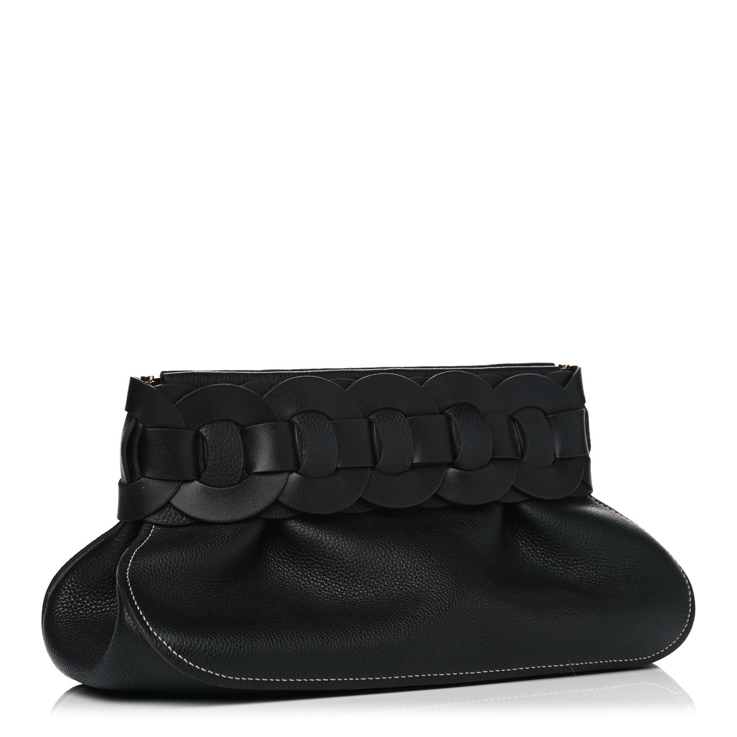 Chloe Grained Calfskin Darryl Clutch Black 10 of 31