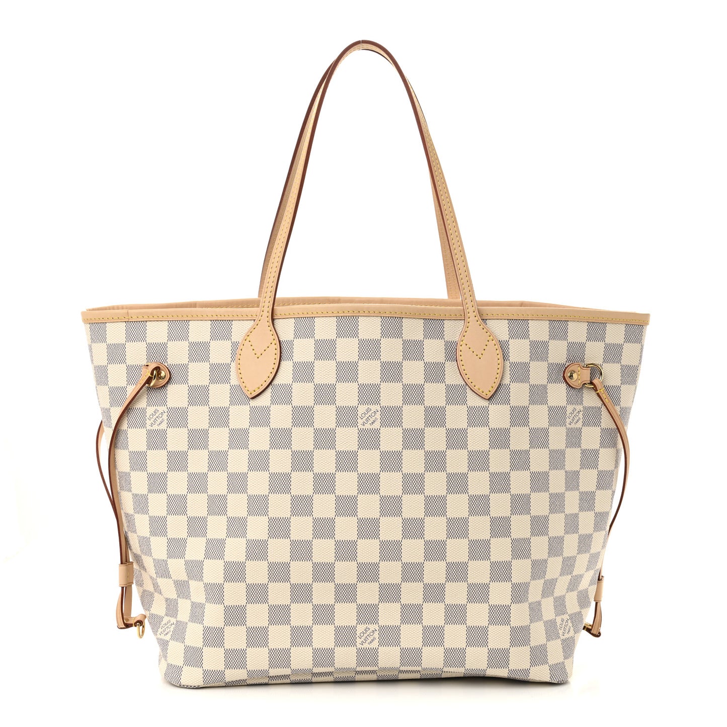 Damier Azur Neo Neverfull MM Rose Ballerine