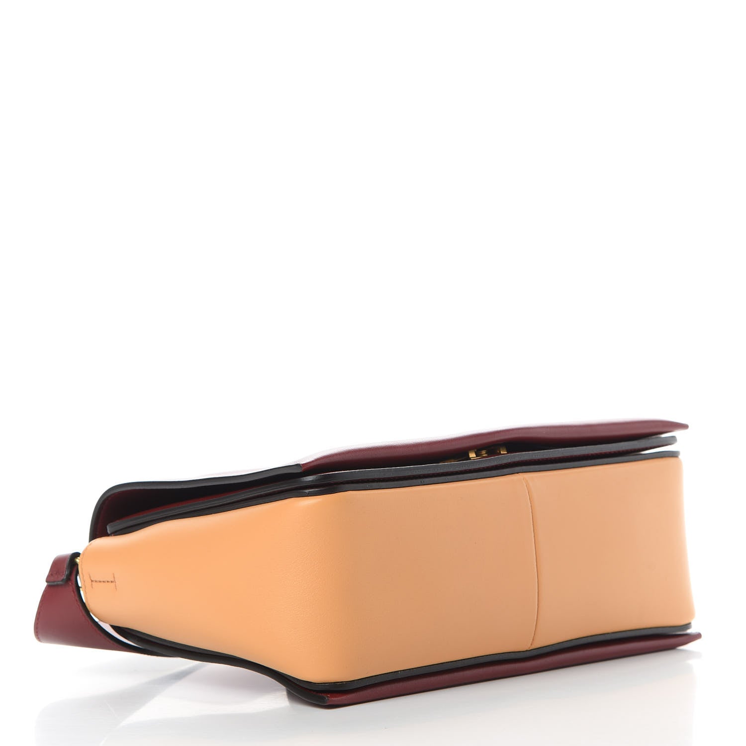 Celine Shiny Smooth Calfskin Medium Frame Shoulder Bag Ruby Nude 4 of 12