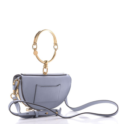 Chloe Calfskin Small Nile Bracelet Minaudiere Bag Washed Blue 3 of 8