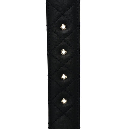 Chanel Calfskin Quilted CC Chain Belt 85 Black 8 of 9