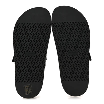 Hermes Calfskin Womens Chypre Sandals 38 Black 6 of 9