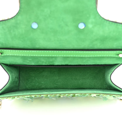 Valentino Garavani Sequin Crystal Vlogo Embroidered Small Loco Shoulder Bag Multicolor 5 of 10