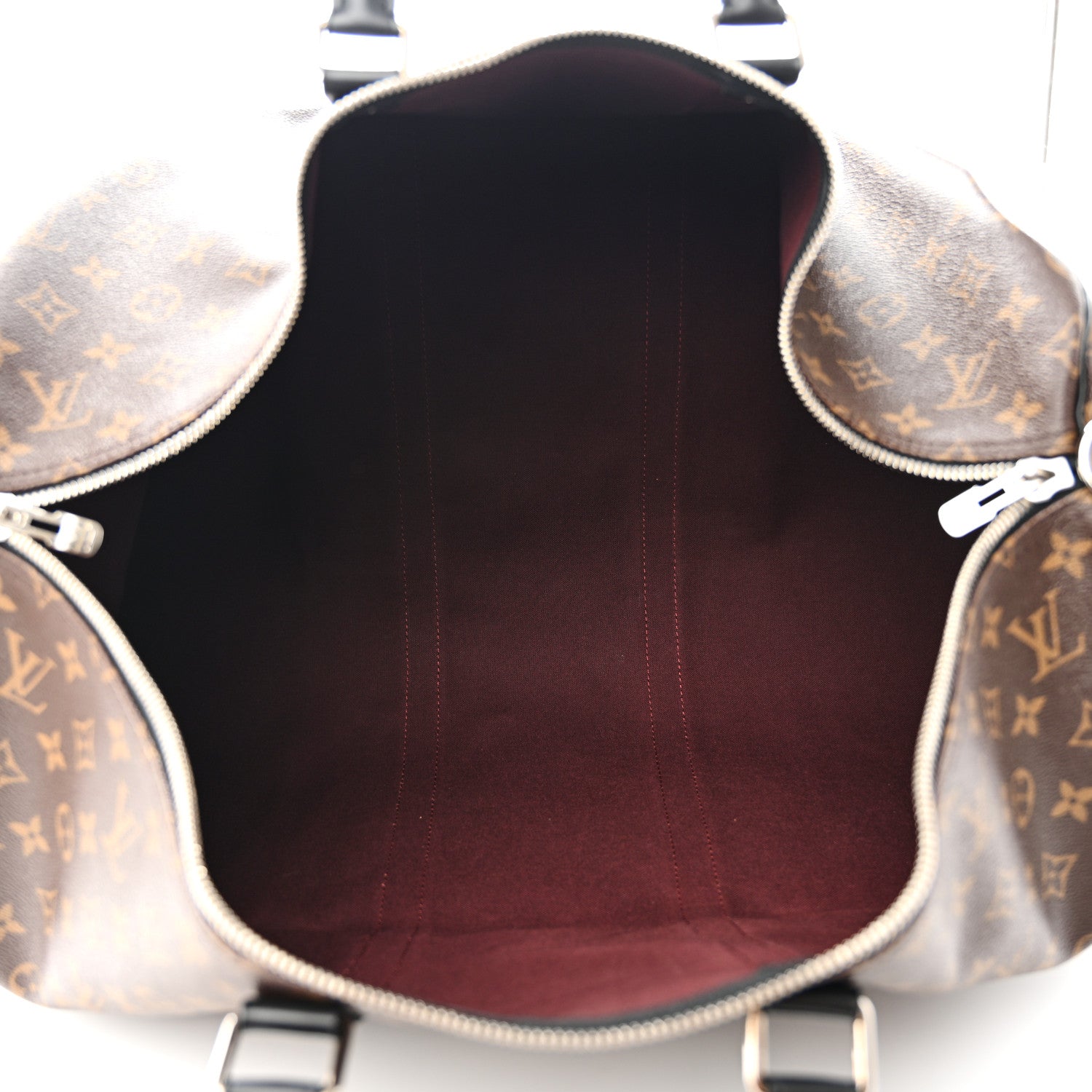 Louis Vuitton Monogram Macassar Keepall Bandouliere 55 4 of 9