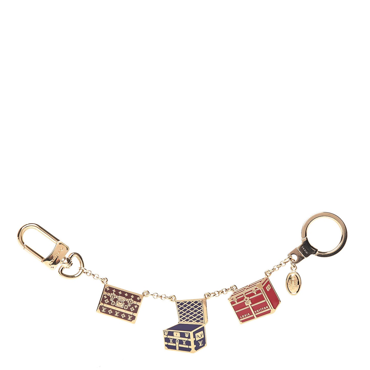 Porte Cles Malle Chaine Keychain