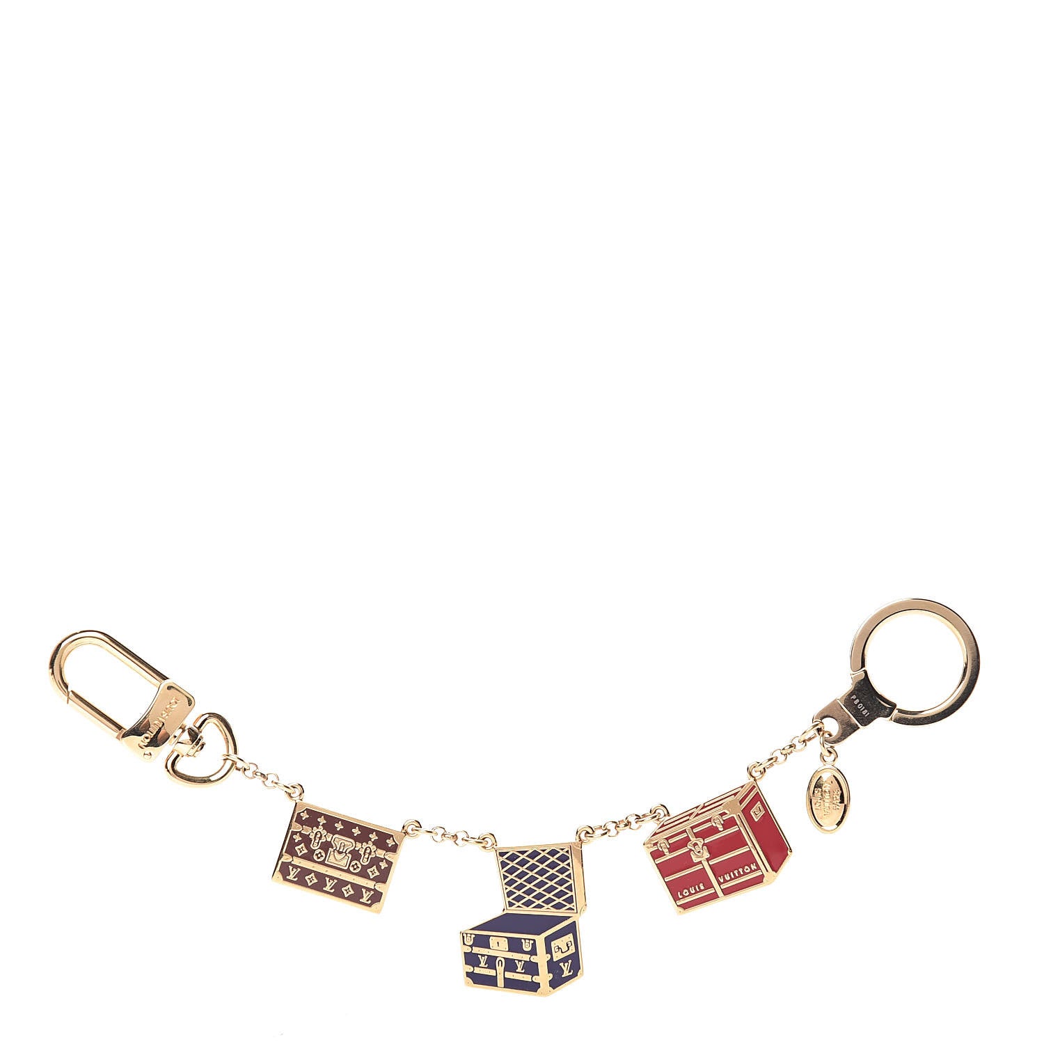 Louis Vuitton Porte Cles Malle Chaine Keychain 1 of 5
