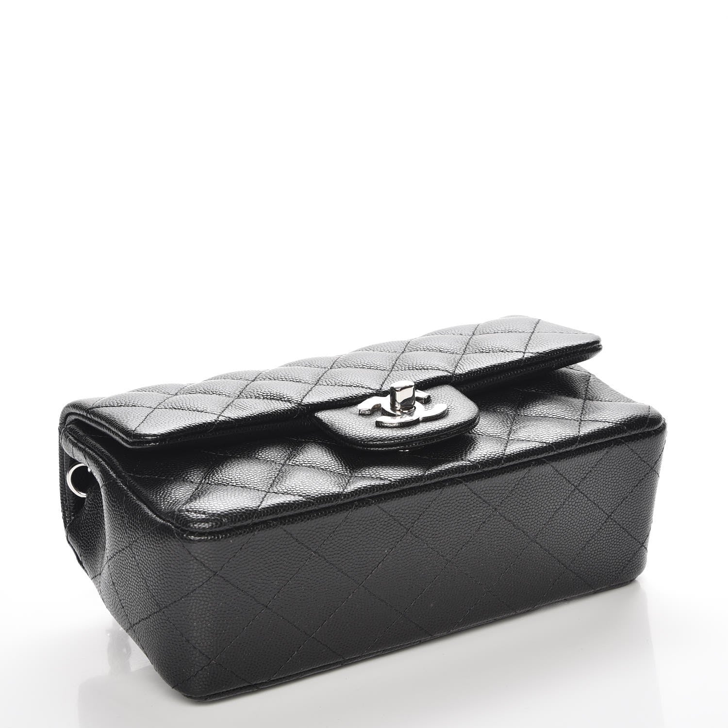 Chanel Caviar Quilted Mini Rectangular Flap Black 4 of 8