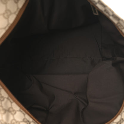 Gucci GG Monogram Large Web Handle Bucket Tote Gold 5 of 10