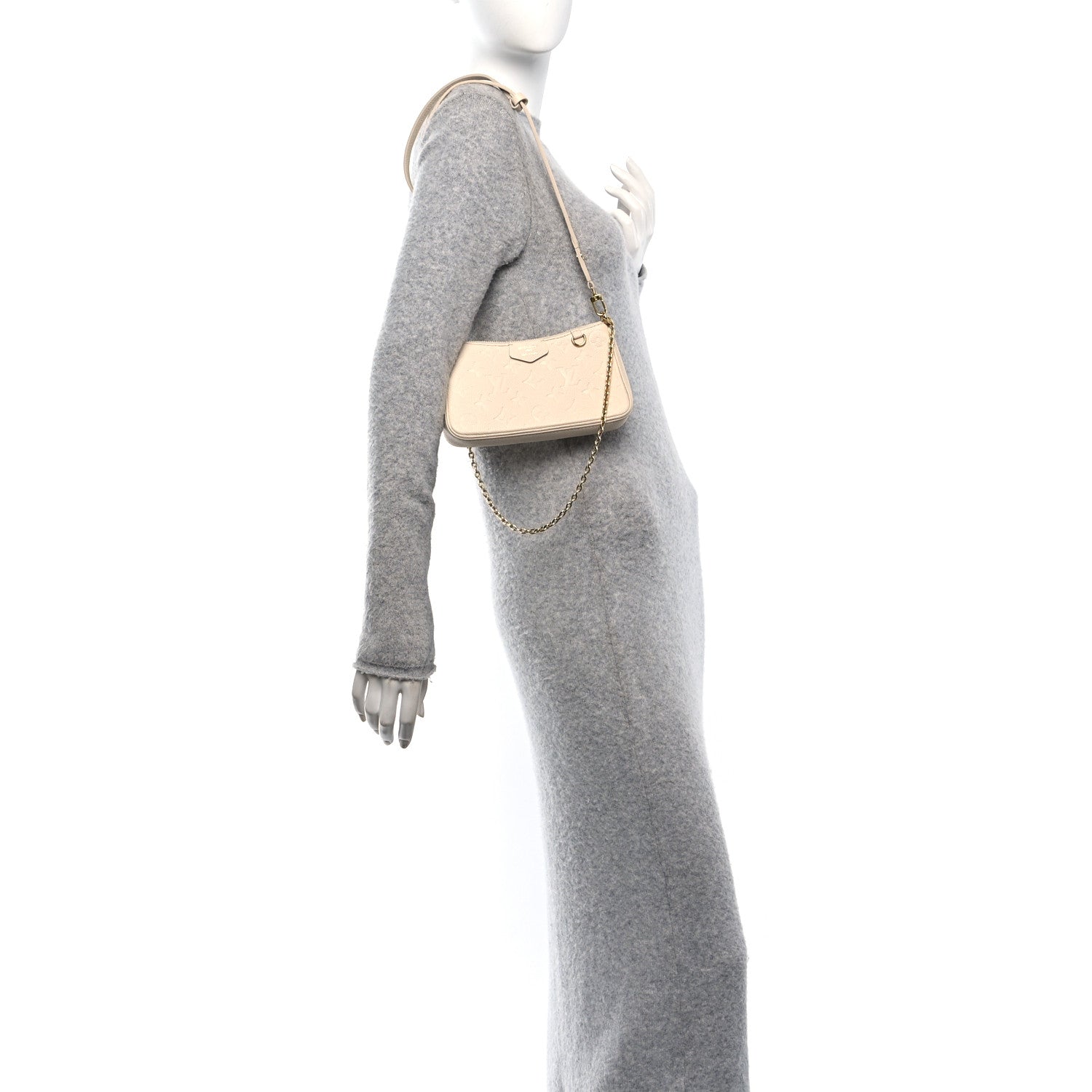 Louis Vuitton Empreinte Easy Pouch On Strap Cream 2 of 9