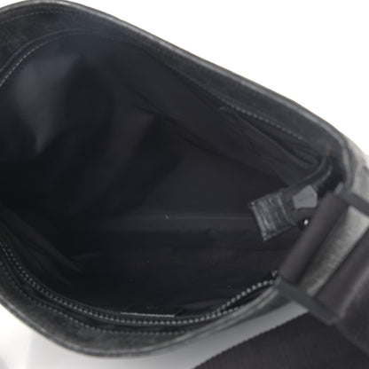 Gucci GG Plus Monogram Medium Flat Messenger Bag Black 4 of 14