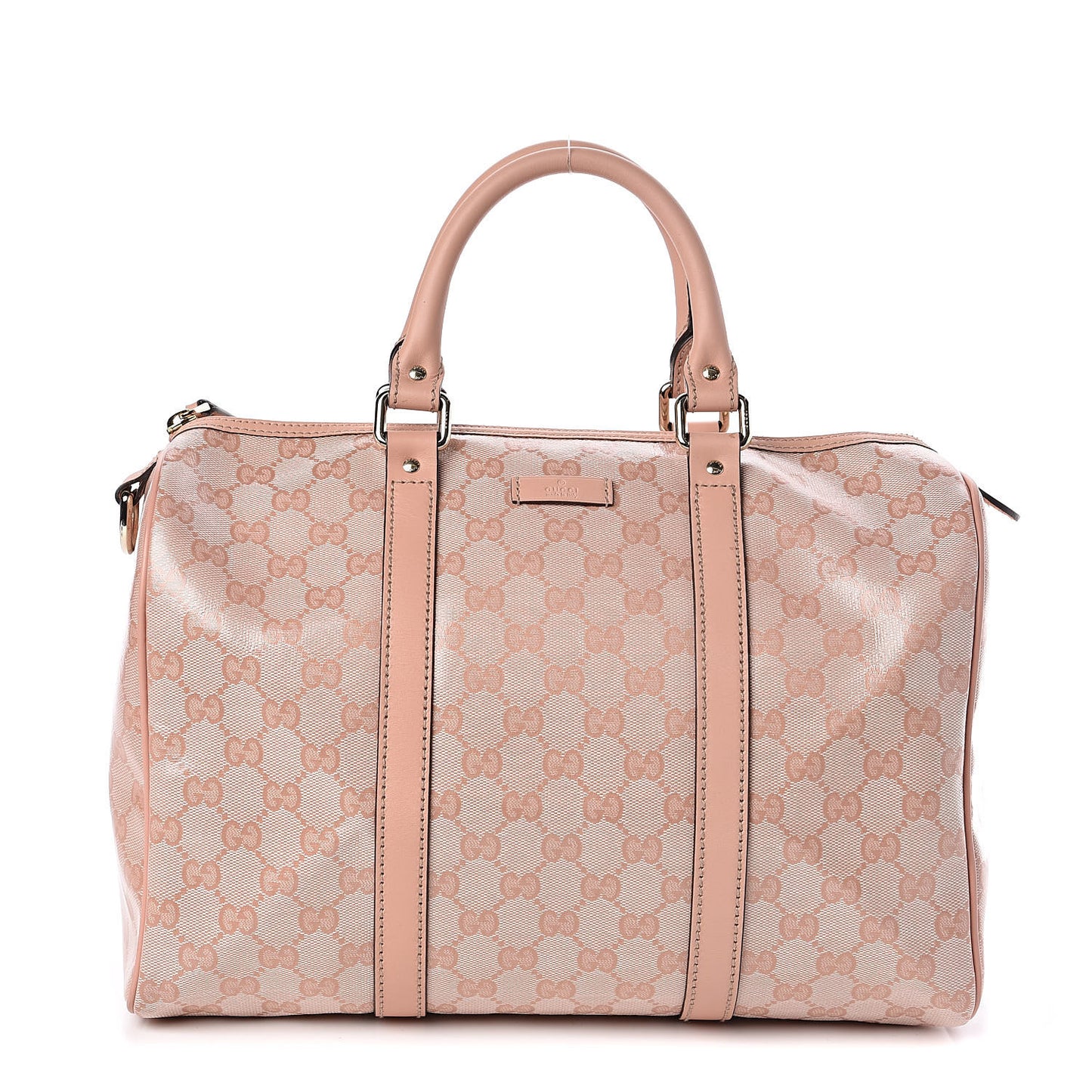 Crystal Monogram Joy Medium Boston Pink