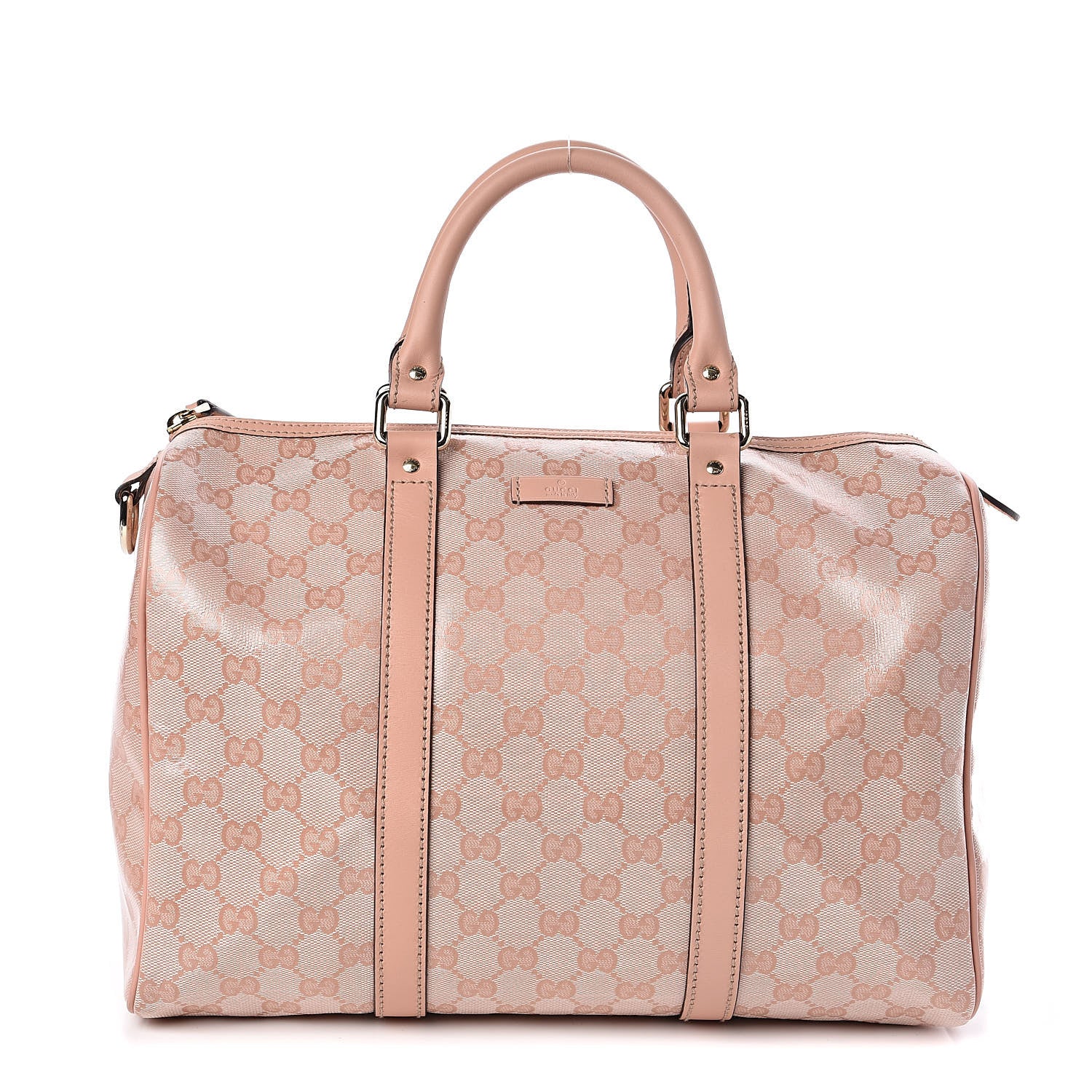 Gucci Crystal Monogram Joy Medium Boston Pink 1 of 10