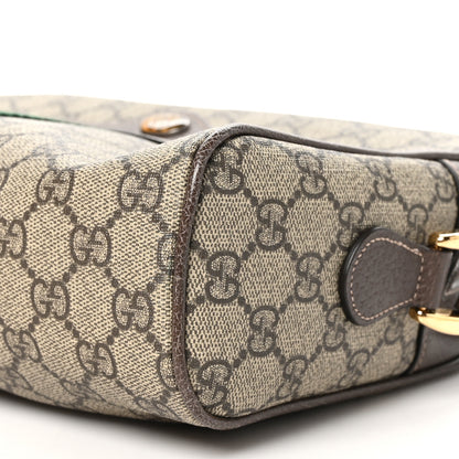 Gucci GG Supreme Monogram Web Small Ophidia Shoulder Bag Brown 10 of 10