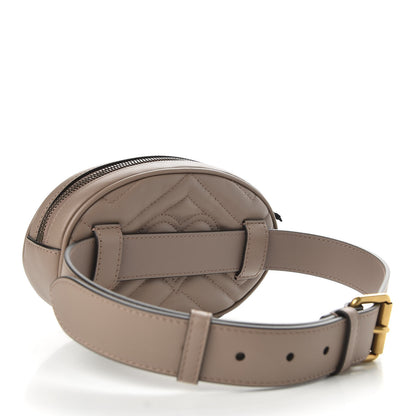 Gucci Calfskin Matelasse GG Marmont Belt Bag 65 26 Porcelain Rose 3 of 8