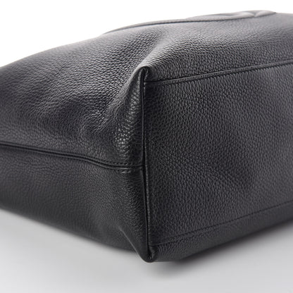 Gucci Pebbled Calfskin Medium Soho Chain Shoulder Bag Black 8 of 13