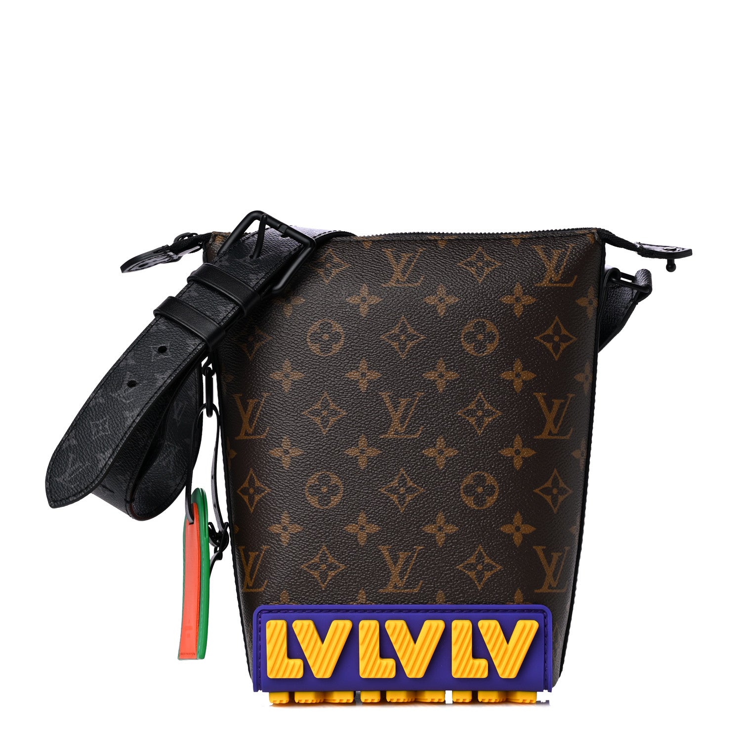 Louis Vuitton Monogram LV Rubber Cruiser Messenger Multicolor 1 of 12