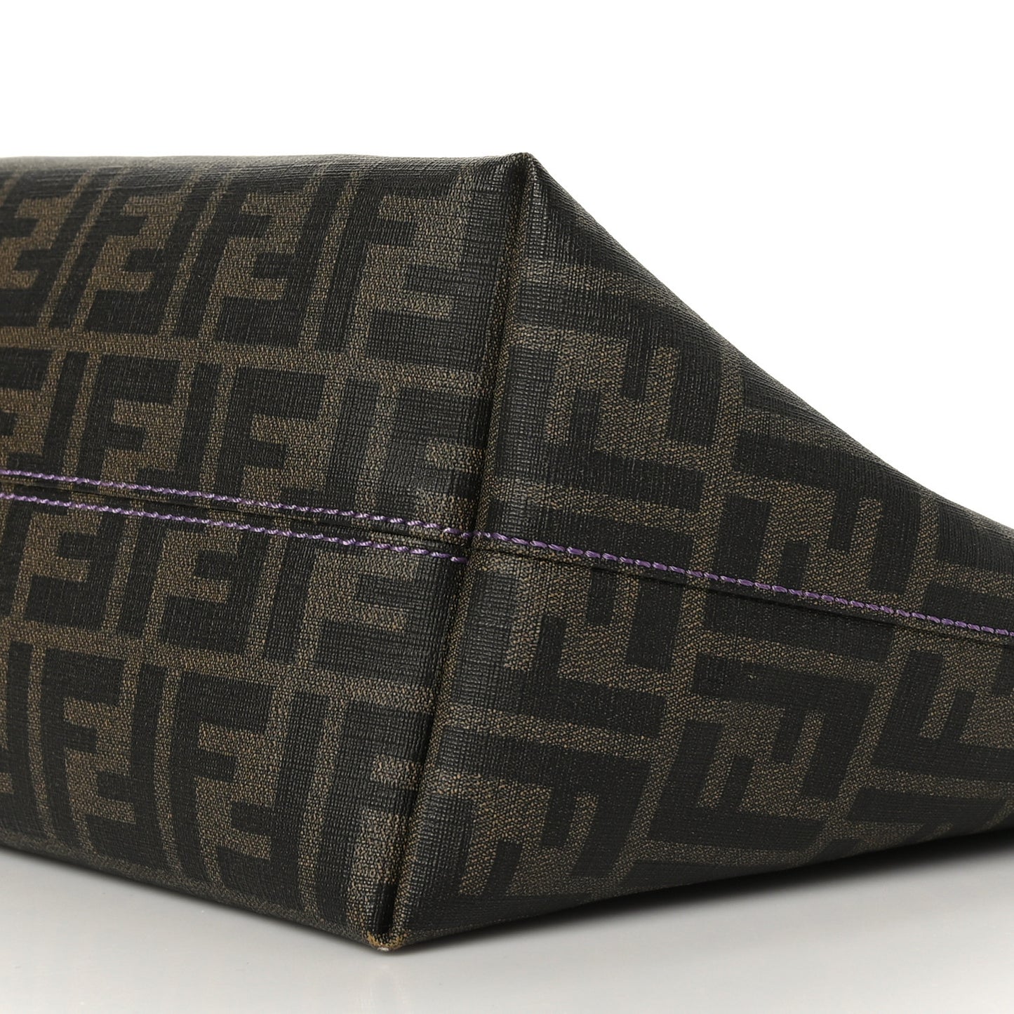 Zucca Spalmati Medium Roll Tote Tobacco Viola