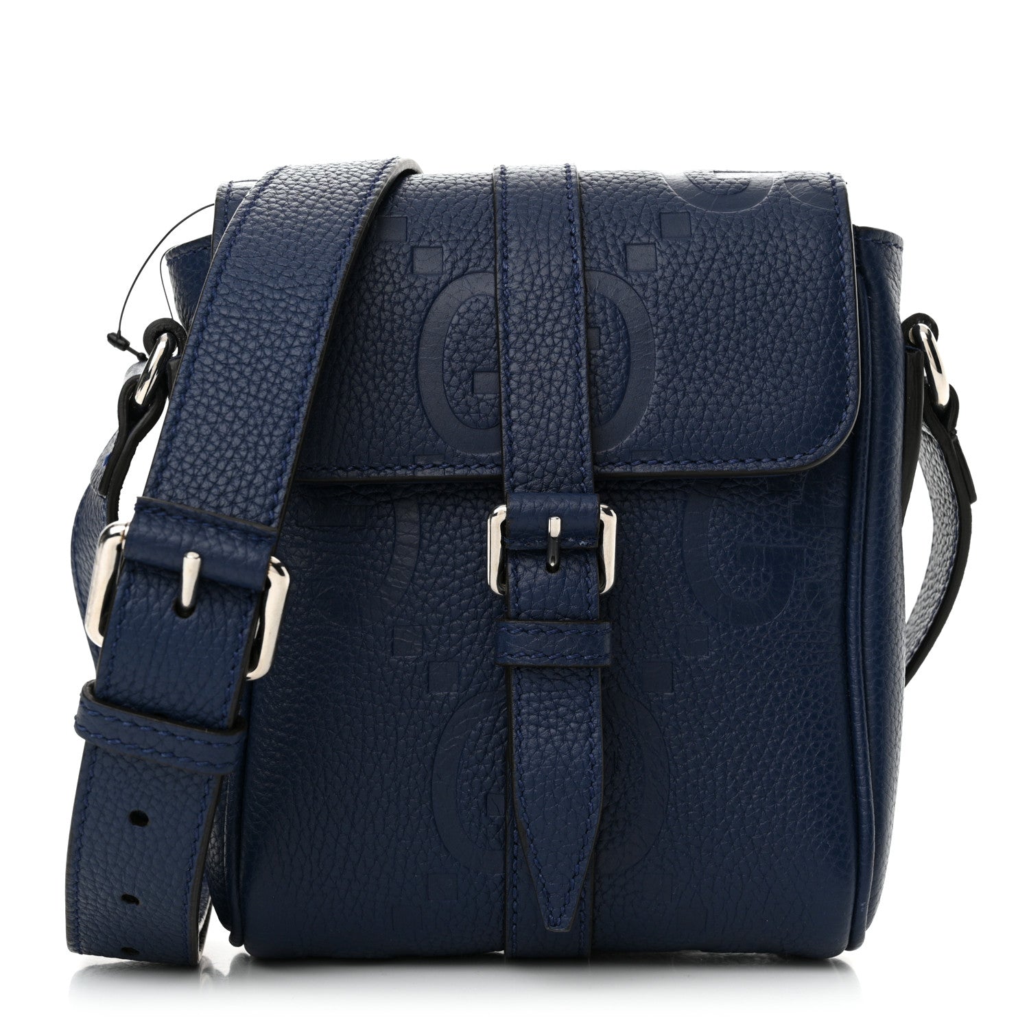 Gucci Piuma Calfskin Jumbo GG Embossed Small Messenger Bag Royale 1 of 10