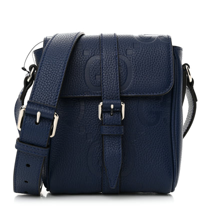 Gucci Piuma Calfskin Jumbo GG Embossed Small Messenger Bag Royale 1 of 10