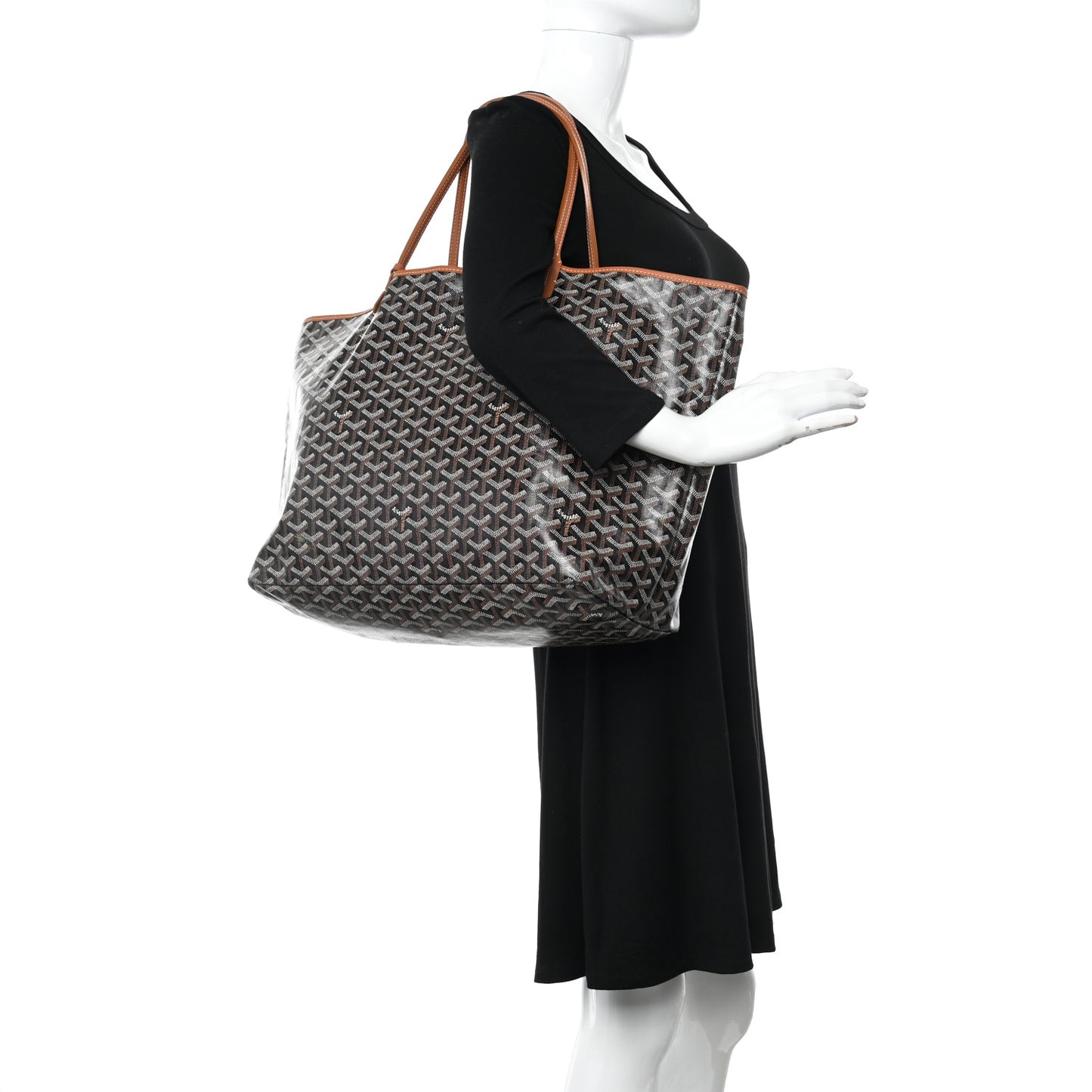 Goyardine Saint Louis GM Black Gold