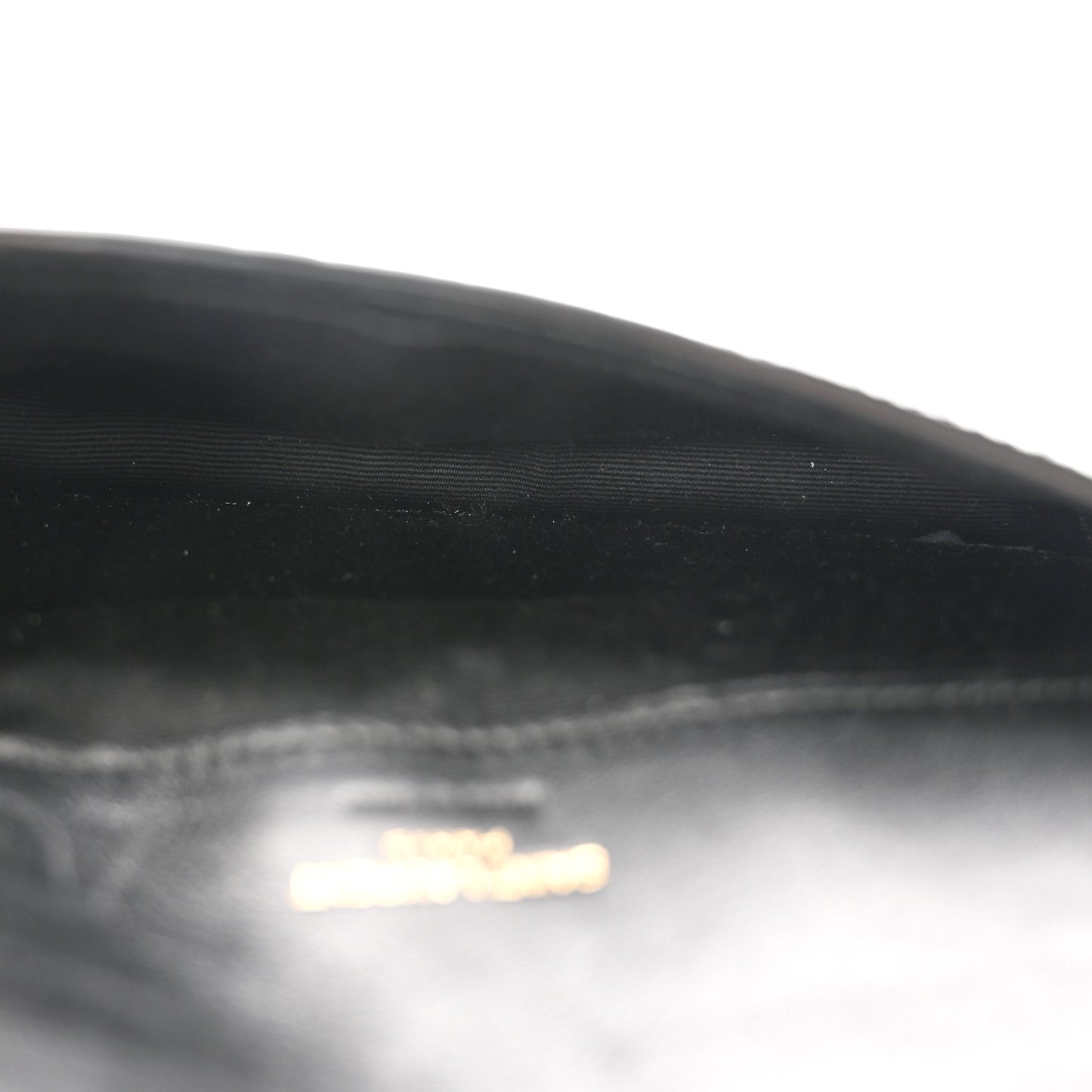 Crocodile Embossed Monogram Phone Holder Crossbody Black