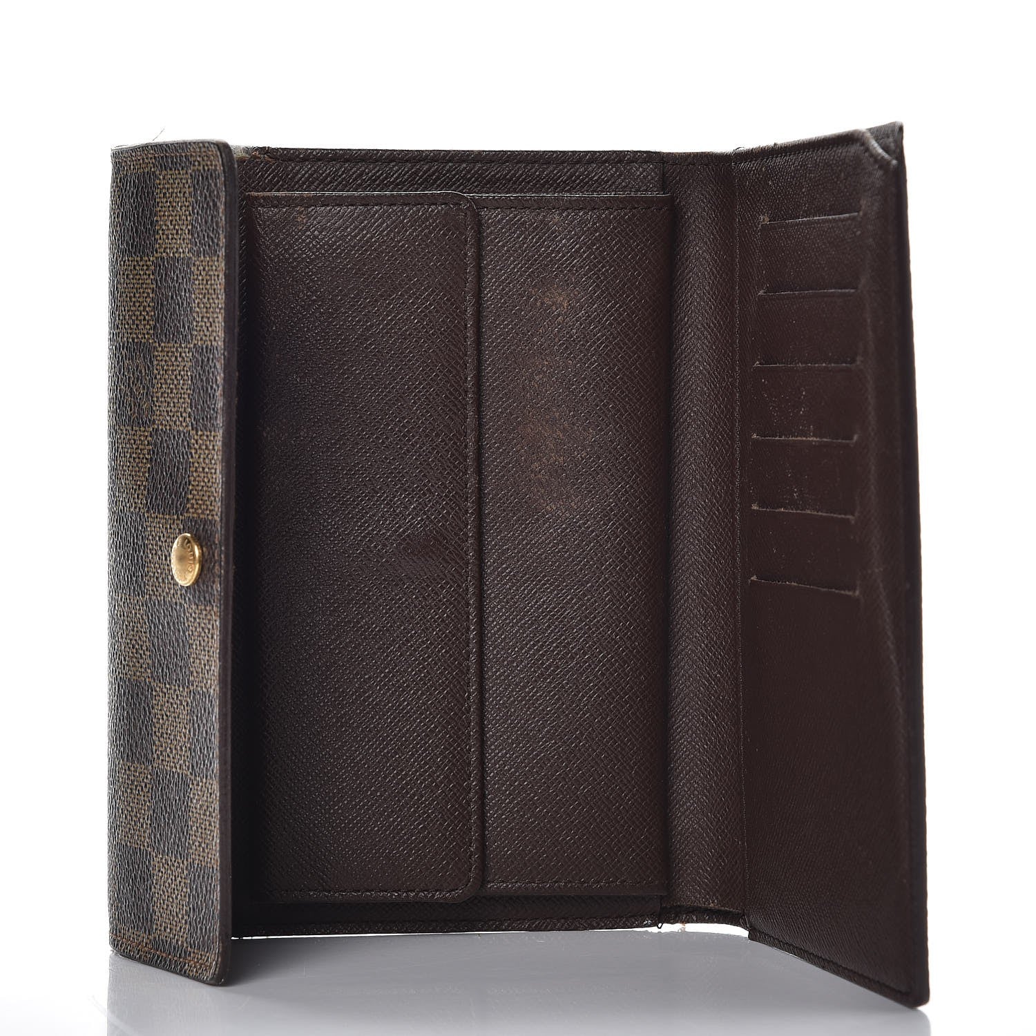 Louis Vuitton Damier Ebene Porte Tresor Etui Papier Wallet 5 of 16