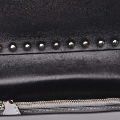 Valentino Garavani Vitello Rockstud Side Slip Crossbody Pastel Grey 10 of 13
